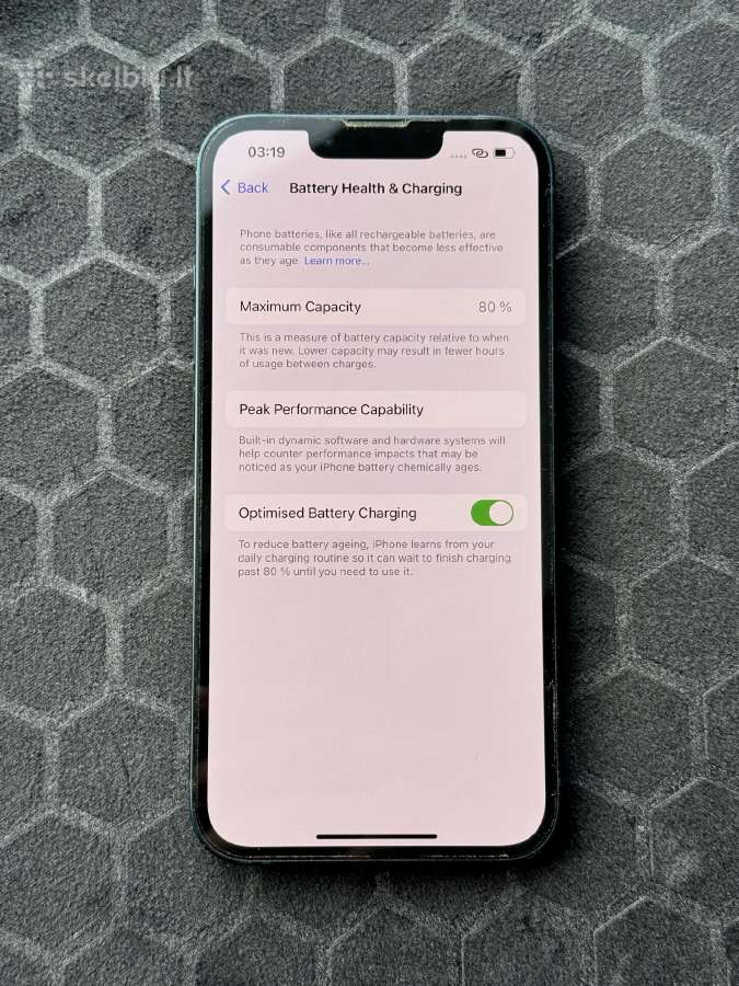 iPhone 13 128gb Midnight blue - nuotraukos Nr. 5
