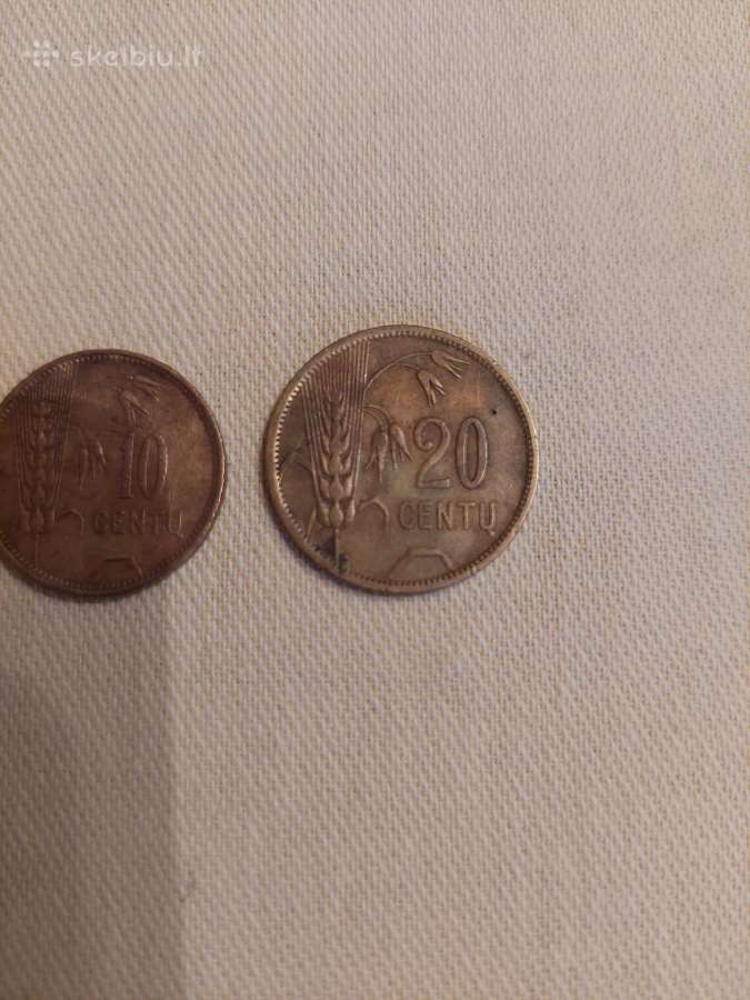 Lietuvos Smetoniniai Centai 3 Vnt. Originalus. - nuotraukos Nr. 4
