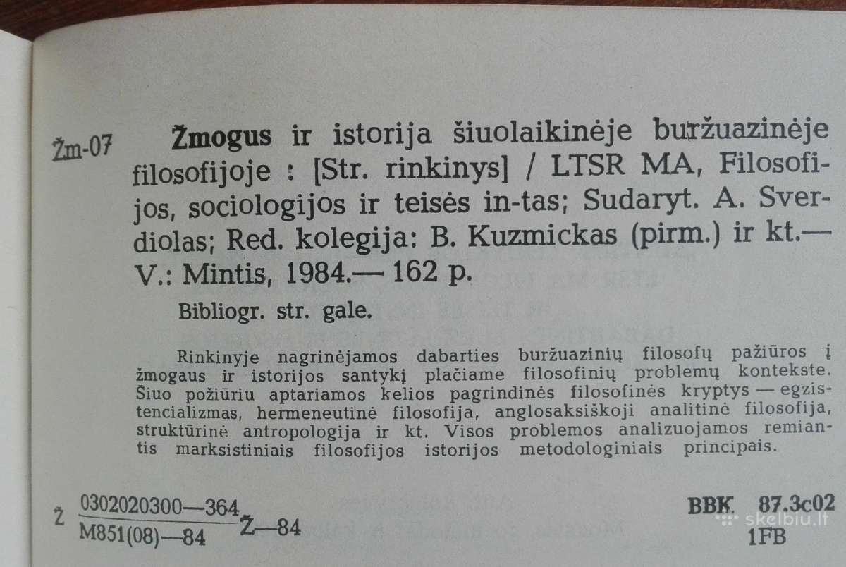 2071. Žmogus Ir Istorija Šiuolaikinėje Buržuazinėj - nuotraukos Nr. 4