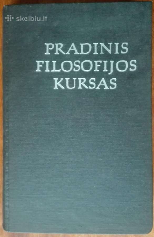 2072. Pradinis Filosofijos Kursas