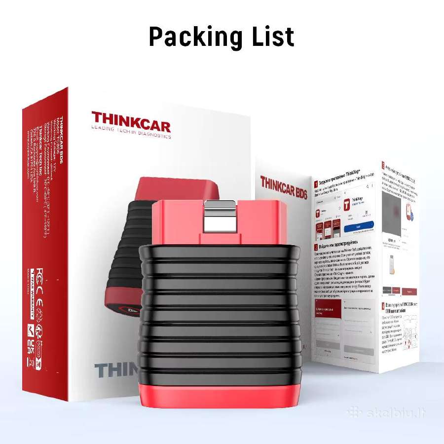Thinkcar Bd6 universali diagnostika - nuotraukos Nr. 7