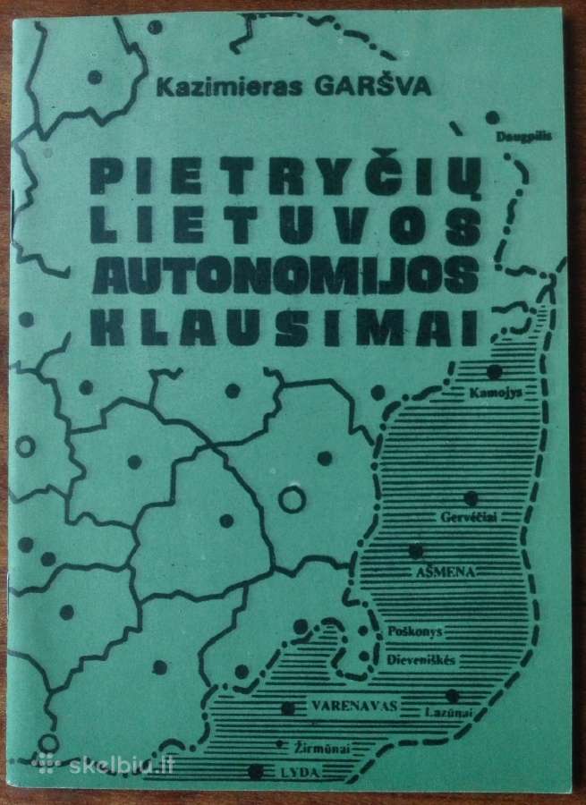 2077. Pietryčių Lietuvos Autonomijos Klausimai