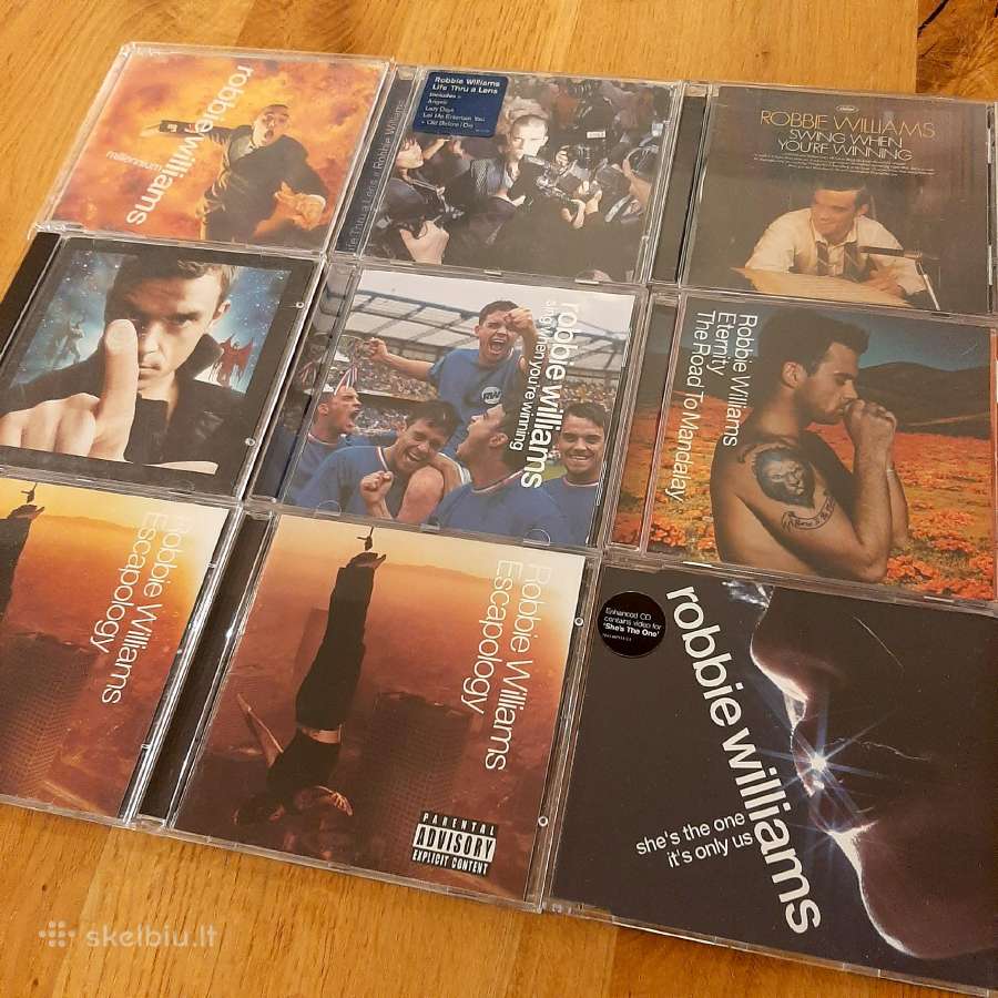 Robbie Williams albumai ir singlai CD - nuotraukos Nr. 3