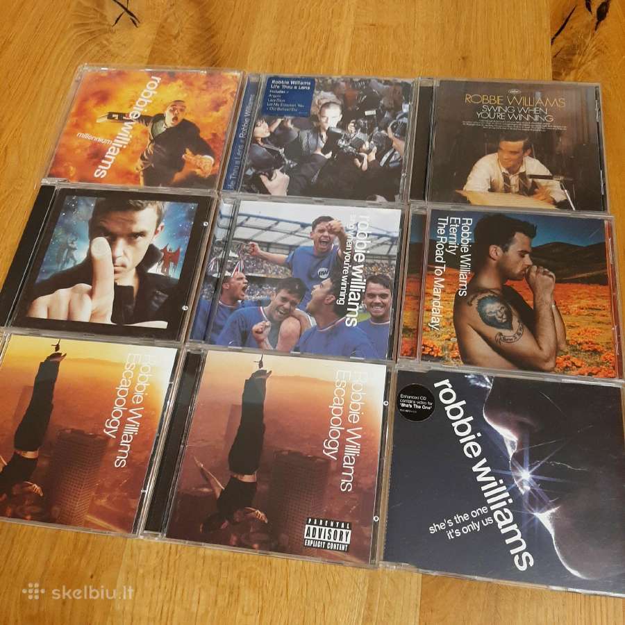 Robbie Williams albumai ir singlai CD - nuotraukos Nr. 4