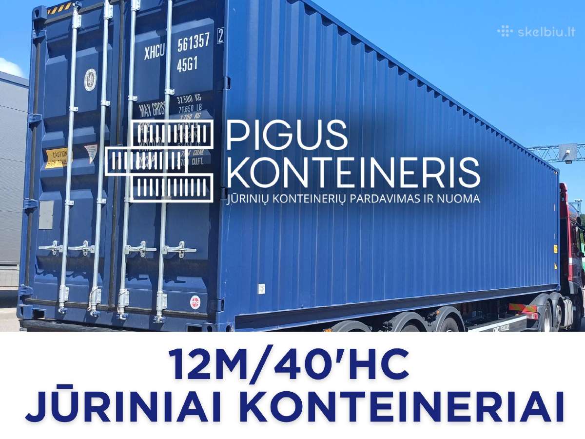 Jūrinis Konteineris Klaipėda- Didelis pasirinkimas