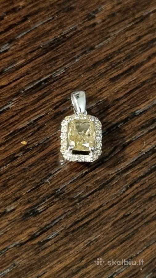 Parduoda auksinį pakabuką su 0.91ct briliantų. - nuotraukos Nr. 4