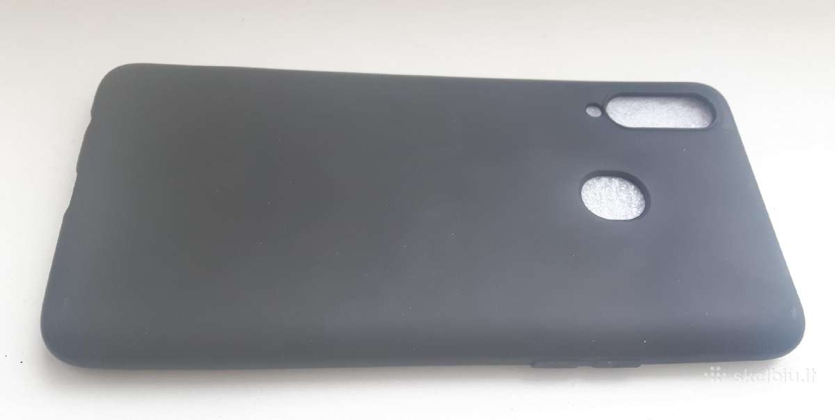 Samsung A20 dėklas silikoninis juodas - nuotraukos Nr. 2