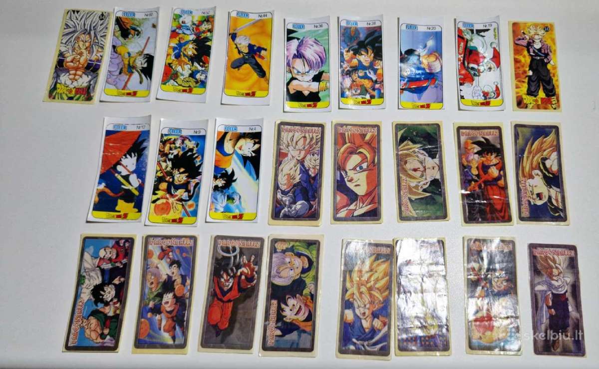Perku korteles, lipdukus, kepsus, Taz, dragon ball - nuotraukos Nr. 8