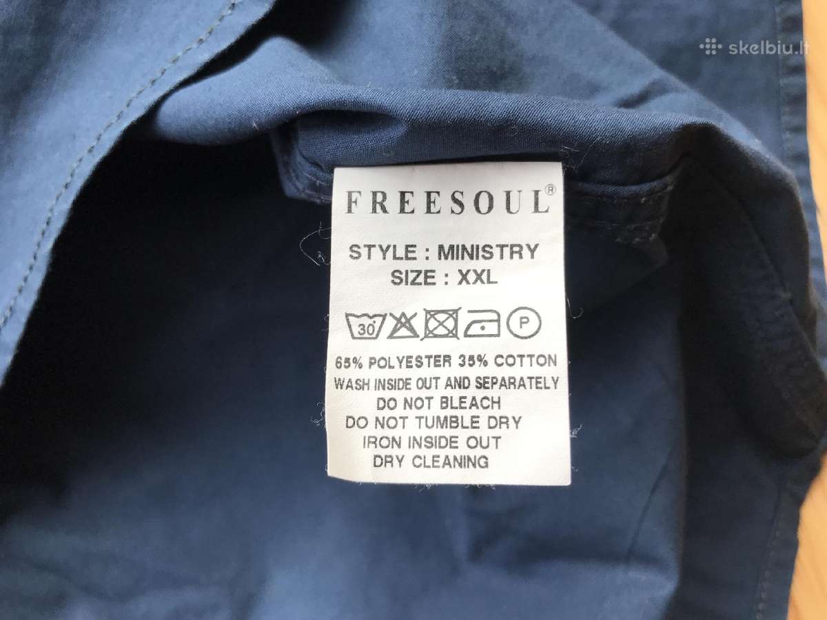 Freesoul vyriški marškiniai XXL dydis - nuotraukos Nr. 6