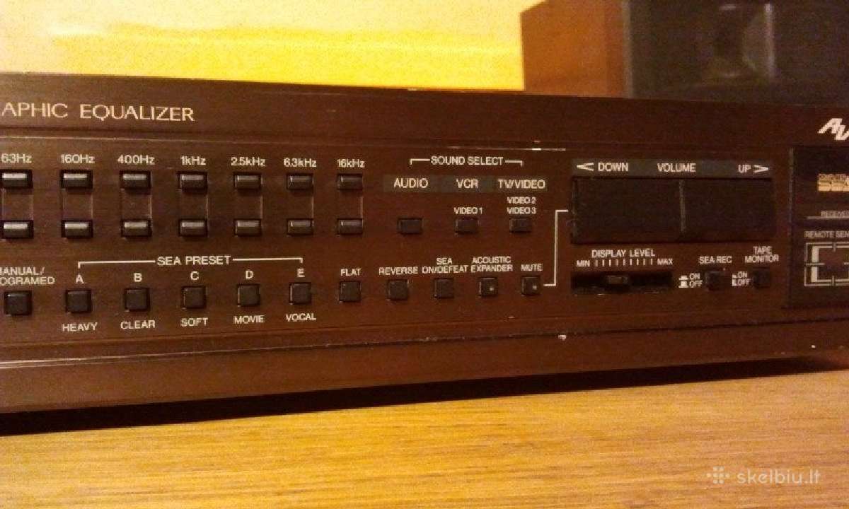 Ekvalaizeriai Marantz Technics Pioneer JVC - nuotraukos Nr. 9