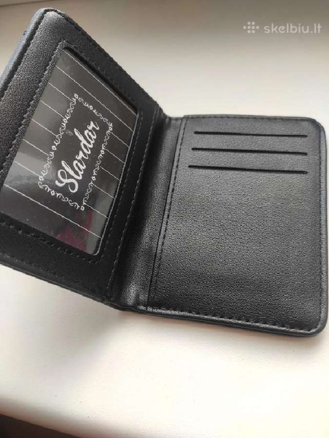 Stylish black wallet - nuotraukos Nr. 2