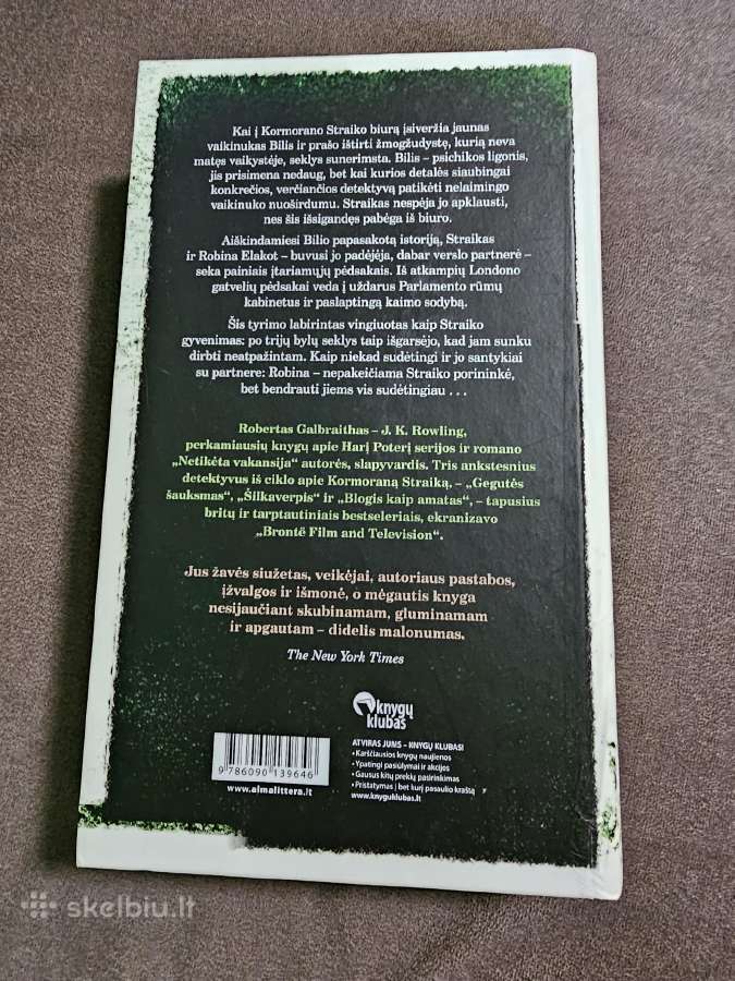 Robert Galbraith knyga - nuotraukos Nr. 2