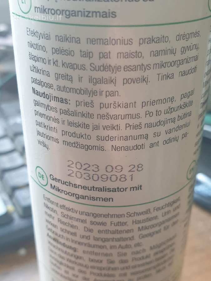 Bio-chem kvapų neutralizatorius