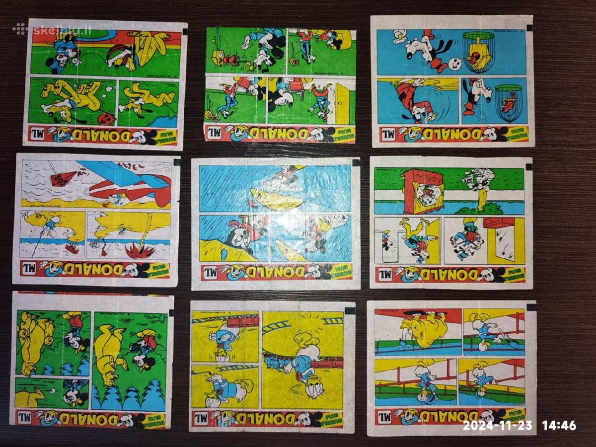 Kramtomos gumos Donald Ml dideli poperėliai - nuotraukos Nr. 3