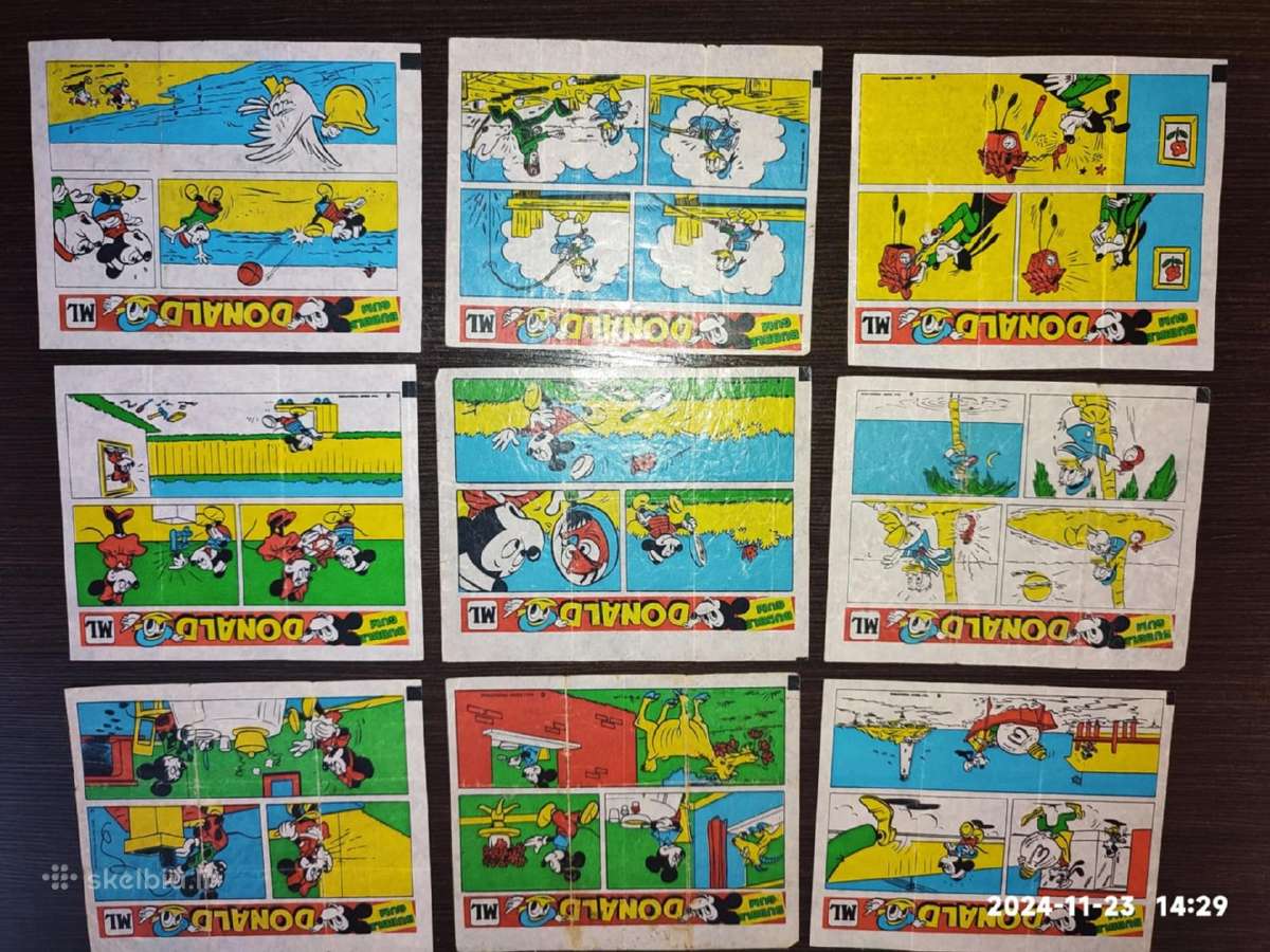 Kramtomos gumos Donald Ml dideli poperėliai - nuotraukos Nr. 5
