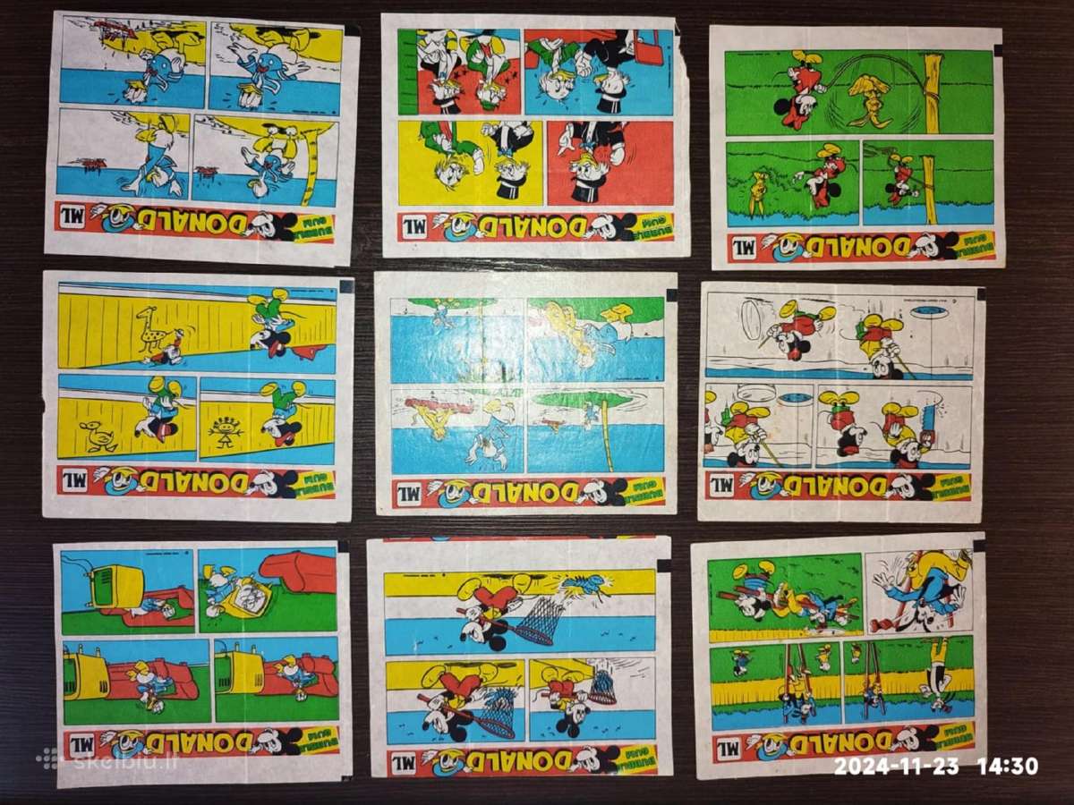 Kramtomos gumos Donald Ml dideli poperėliai - nuotraukos Nr. 7