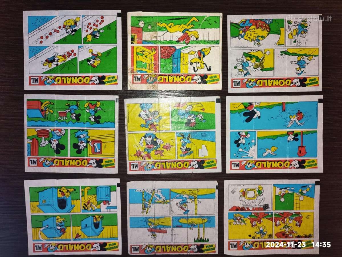 Kramtomos gumos Donald Ml dideli poperėliai - nuotraukos Nr. 10