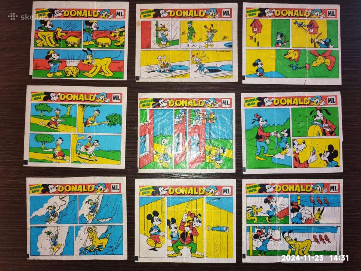 Kramtomos gumos Donald Ml dideli poperėliai - nuotraukos Nr. 11