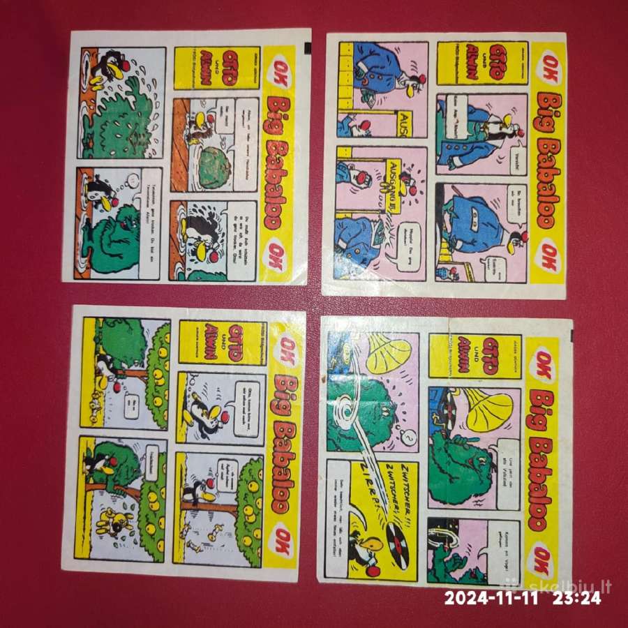 Parduodi keičiu daug kramtomos gumos poperėlių - nuotraukos Nr. 29
