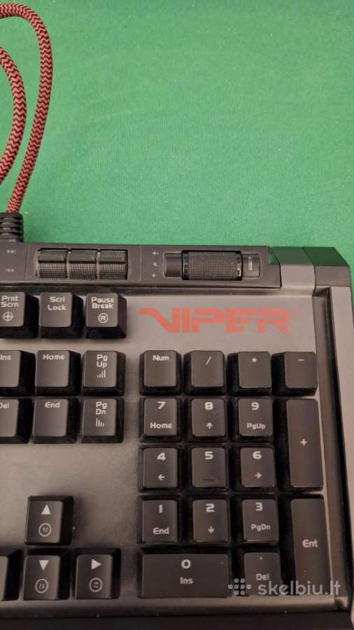 Viper v770 žaidimų klaviatūra - nuotraukos Nr. 2