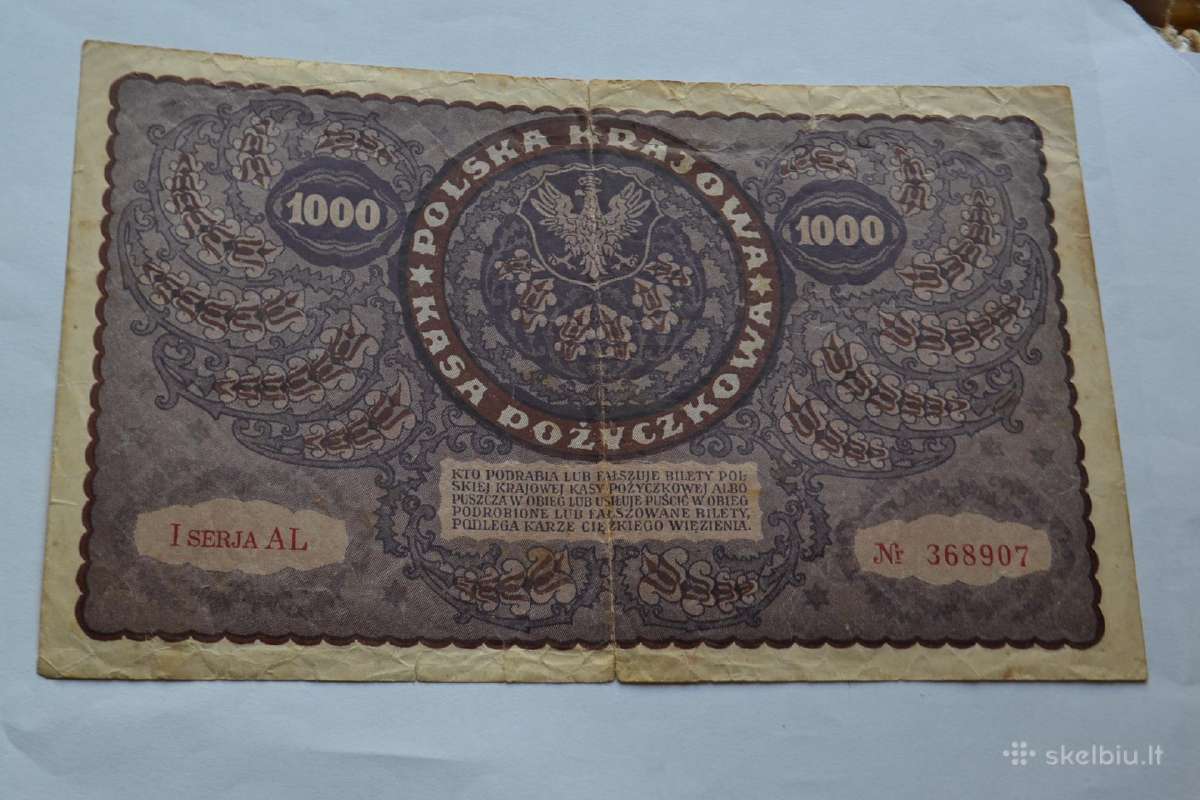 1919 m. 1000 Lenkijos markiu - nuotraukos Nr. 2