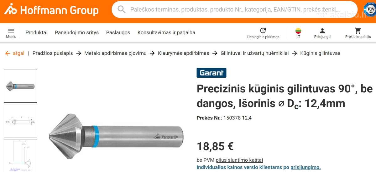 Metalo frezos ir gilintuvai - nuotraukos Nr. 22