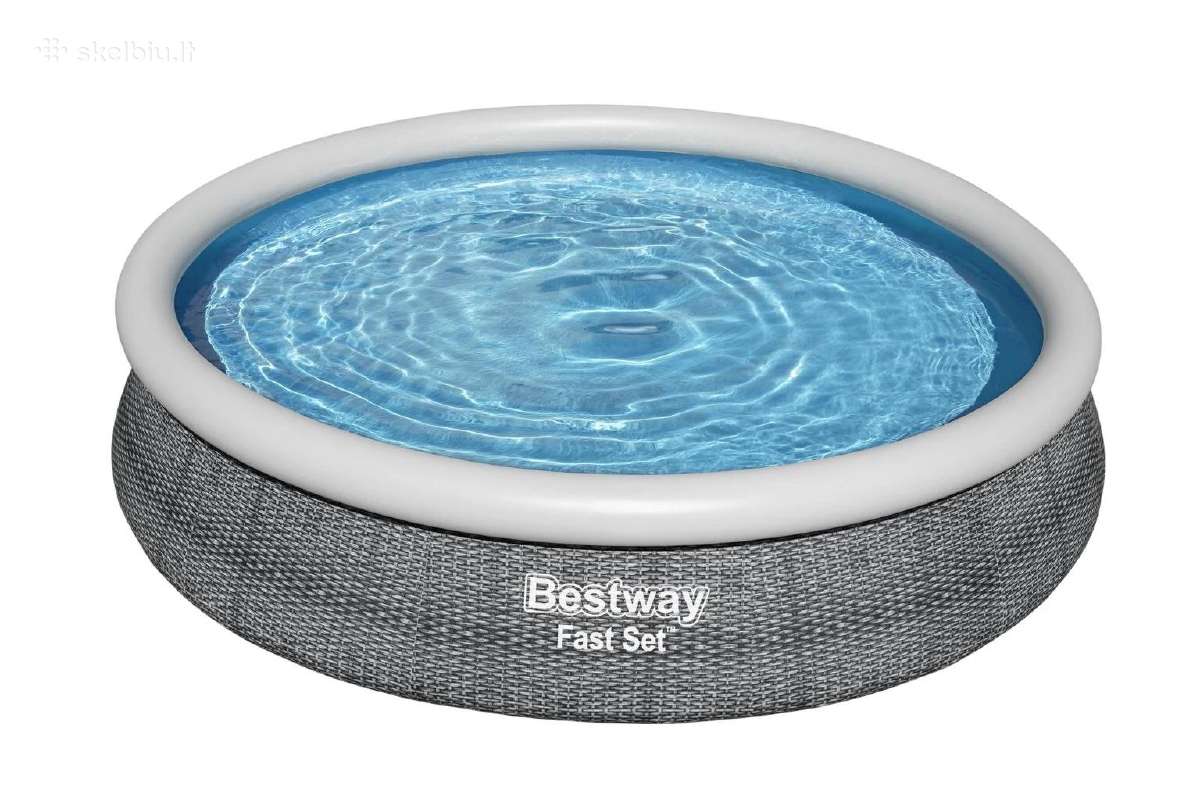 Akcija! Baseinas Bestway Fast Set 366x76 cm,