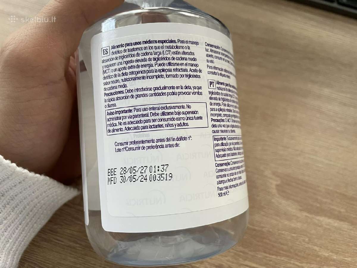 Mct alejus / Mct Oil Nutricia - nuotraukos Nr. 2
