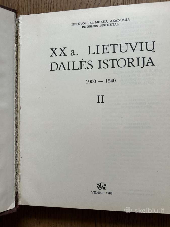 Xxa. Lietuvių dailės istorija, II tomas - nuotraukos Nr. 3