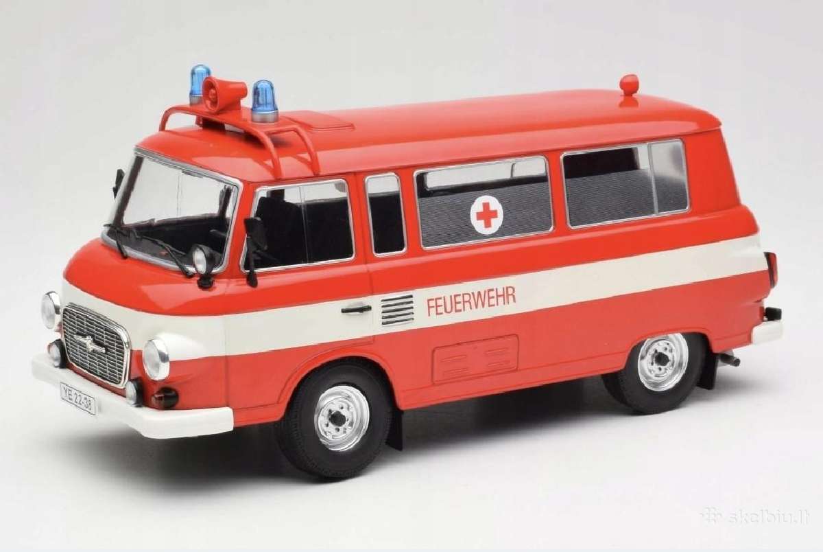 Barkas B1000 gaisrine