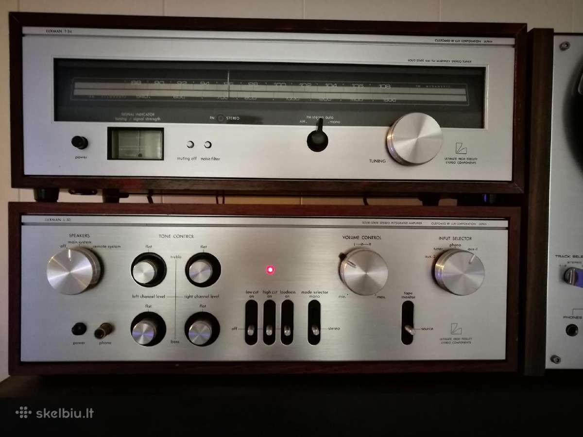 Luxman L-30 stiprintuvas ir Luxman T34 tiuneris - nuotraukos Nr. 5