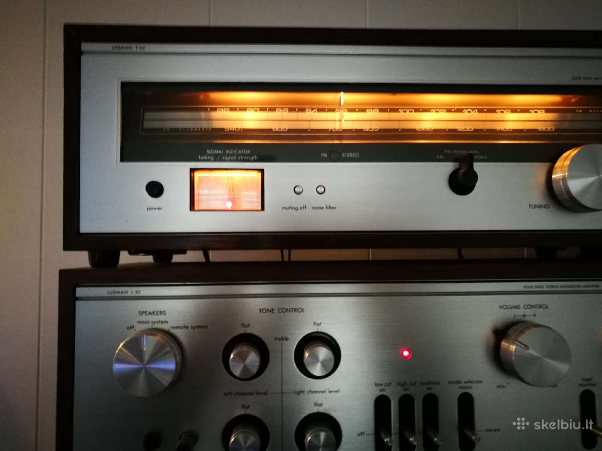 Luxman L-30 stiprintuvas ir Luxman T34 tiuneris - nuotraukos Nr. 6