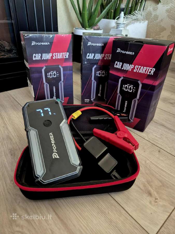 Naujas auto užvedėjas - power bank