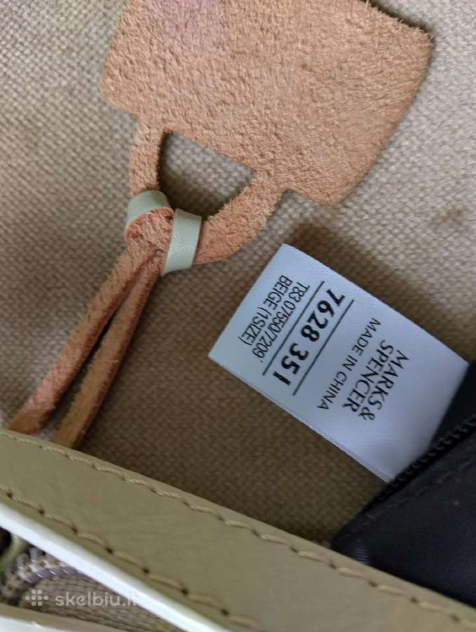 Odinė Marks & Spencer rankinė - nuotraukos Nr. 3