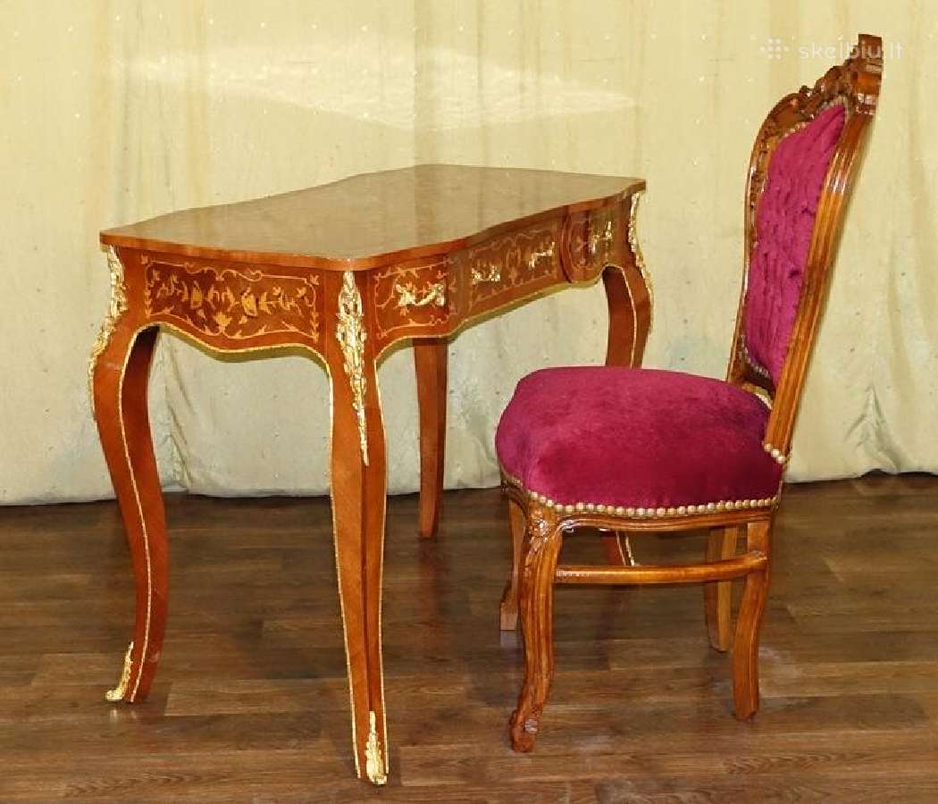 Nauji inkrustuoti rašomieji stalai su žalvariu - nuotraukos Nr. 29