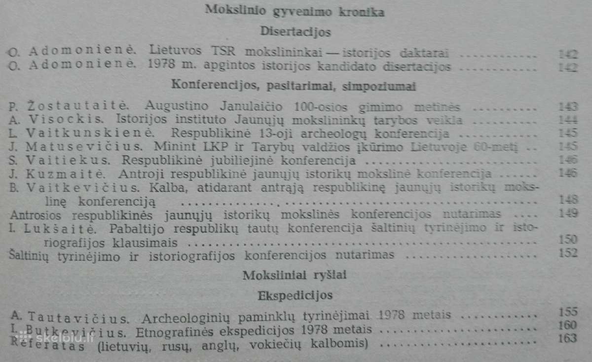2078. Lietuvos Istorijos Metraštis 1978 - nuotraukos Nr. 4