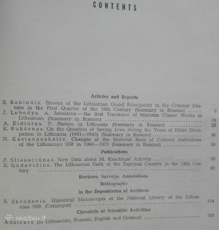 2078. Lietuvos Istorijos Metraštis 1978 - nuotraukos Nr. 6