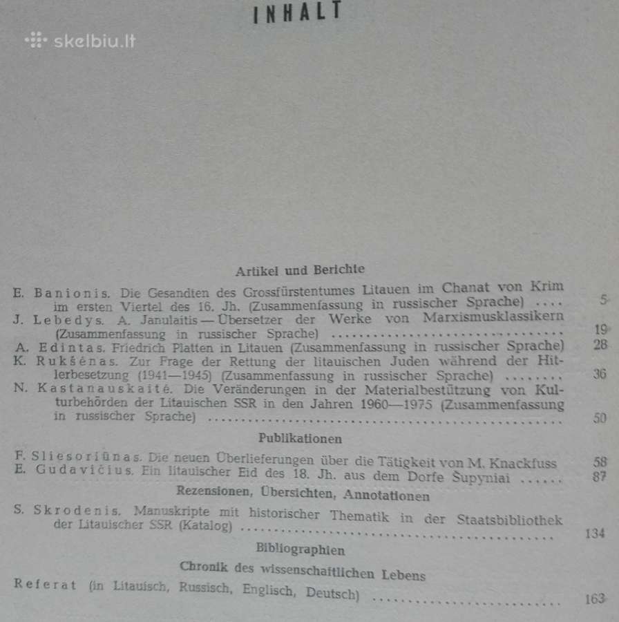 2078. Lietuvos Istorijos Metraštis 1978 - nuotraukos Nr. 7