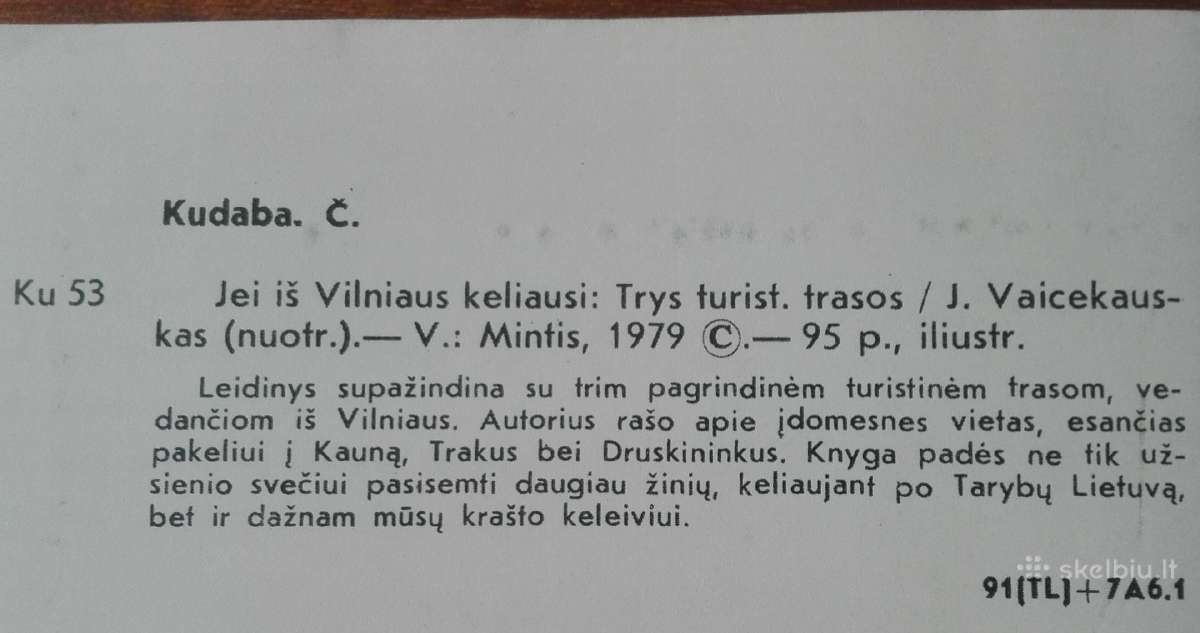 2088. Jei Iš Vilniaus Keliausi Kudaba Č. - nuotraukos Nr. 8