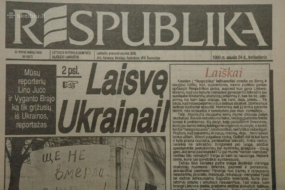 Laikraštis Respublika - nuotraukos Nr. 2