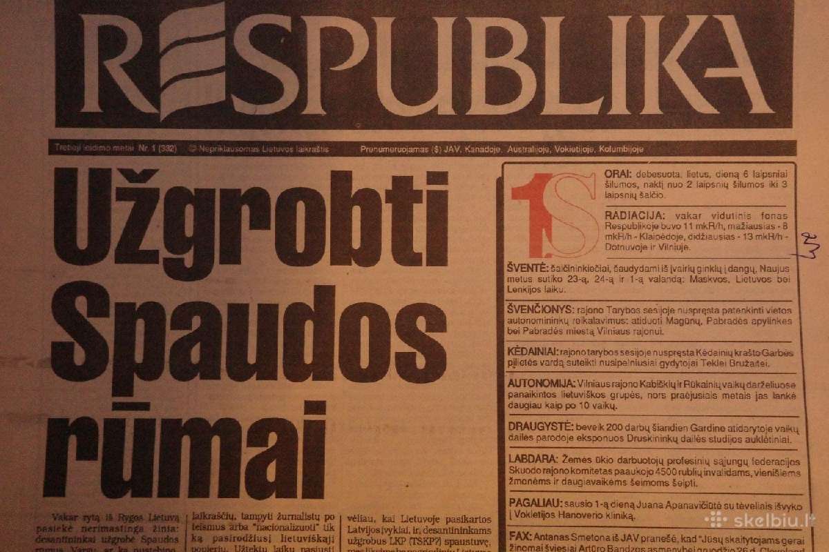 Laikraštis Respublika - nuotraukos Nr. 7