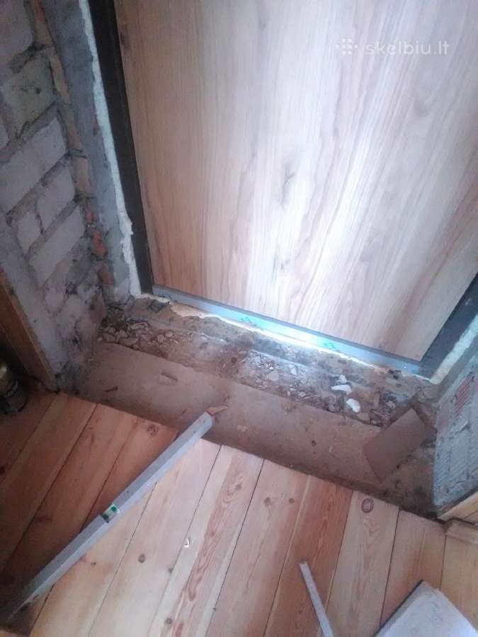 Staliaus dailidė ieskau darbo. Langų,durų apdaila. - nuotraukos Nr. 15