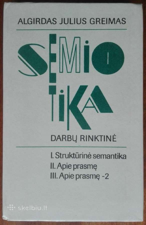2095. Semiotika Greimas A.j.