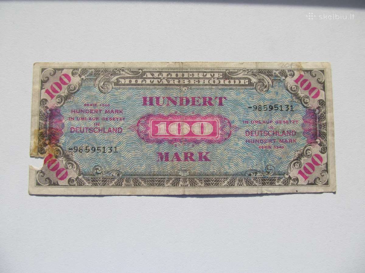 100 markiu , Vokietija , 1944 military