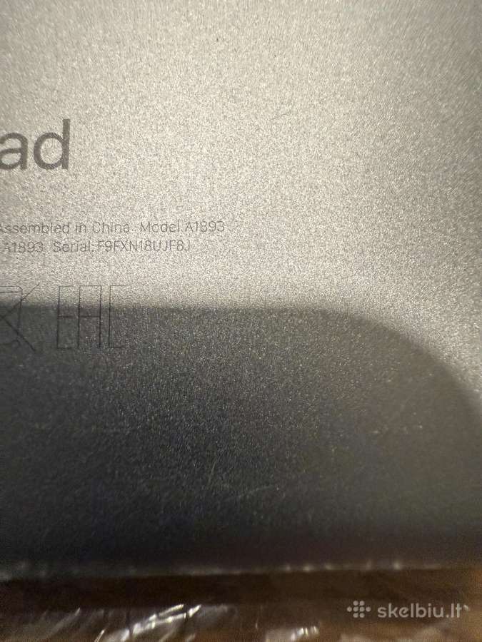 Parduodu skilusiu stiklu iPad 6gen 32gb - nuotraukos Nr. 4