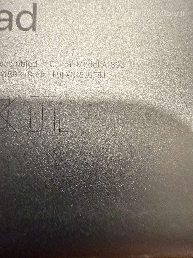 Parduodu skilusiu stiklu iPad 6gen 32gb - nuotraukos Nr. 5