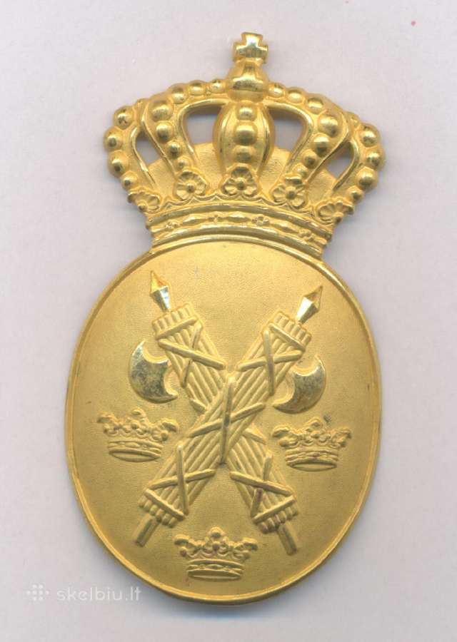Senovinis Švedijos Policijos ženklelis