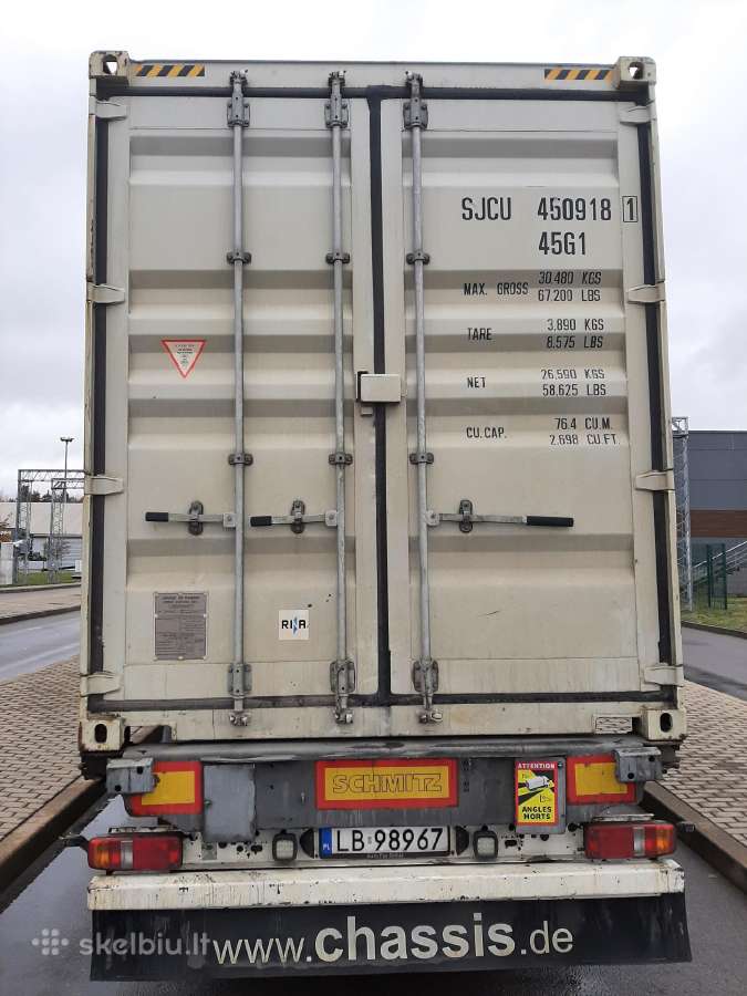 40hc 12m konteineriai. Sandėlio valymas