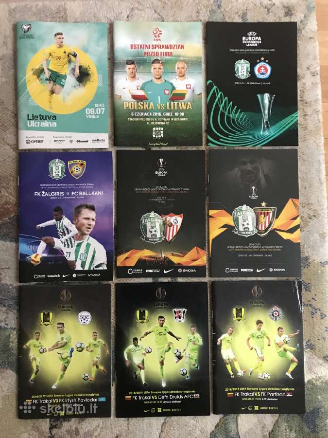 Futbolo klubų bei rinktinių programų kolekcija - nuotraukos Nr. 11