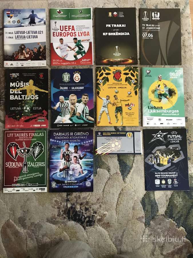 Futbolo klubų bei rinktinių programų kolekcija - nuotraukos Nr. 13